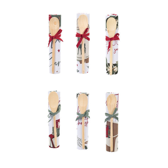 Strofinaccio+ cucchiaio- Christmas is coming