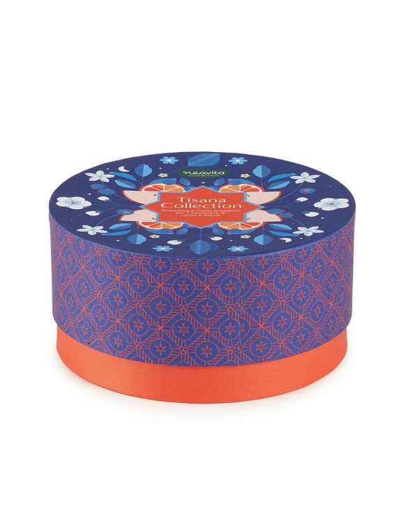 Tisana Collection - Cofanetto tondo Blu 40 filtri Bio