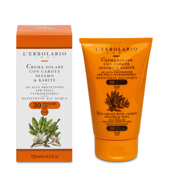 Crema solare SPF 30 per pelli ultrasensibili